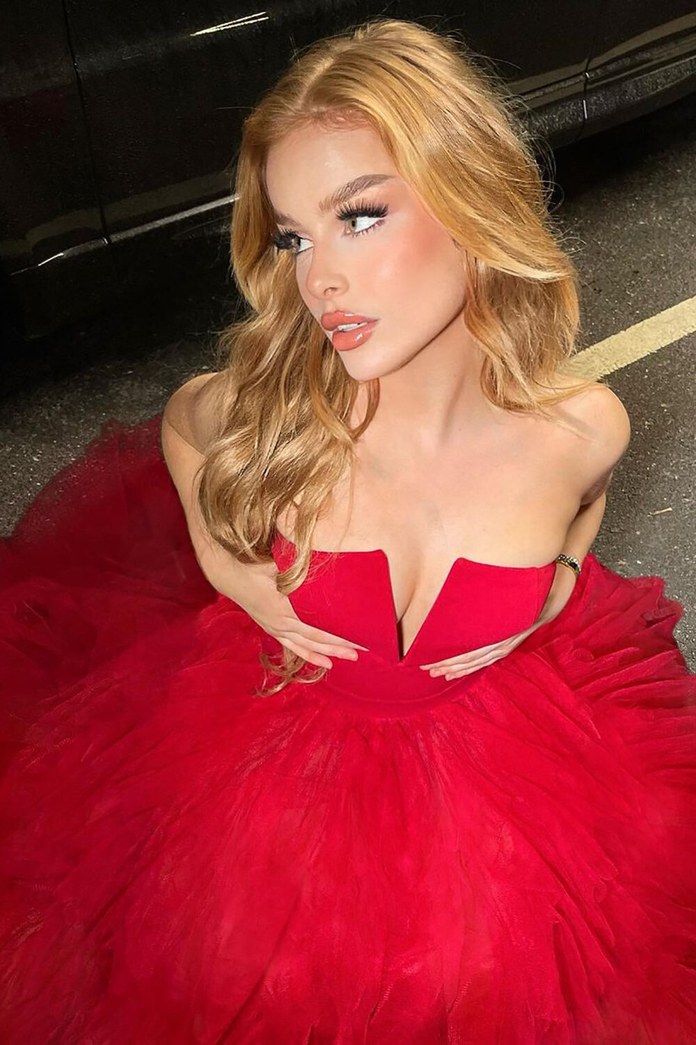 

Платье Fashion Nova BD1452, красный
