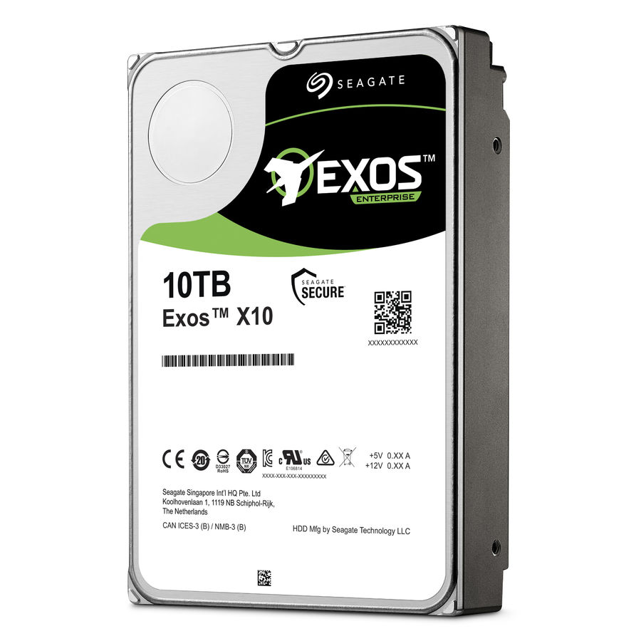 Жесткий диск Seagate Exos x10, 10 ТБ ST10000NM0086 жесткий диск seagate exos x16 10 тб 3 5 st10000nm001g