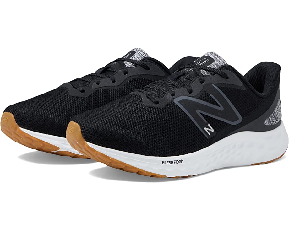 Кроссовки New Balance Fresh Foam Arishi v4, черный/коричневый - фото