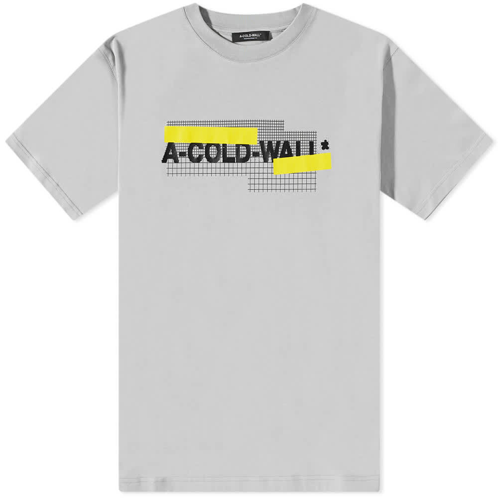 

Футболка A-COLD-WALL* Grid Logo Tee, Серый