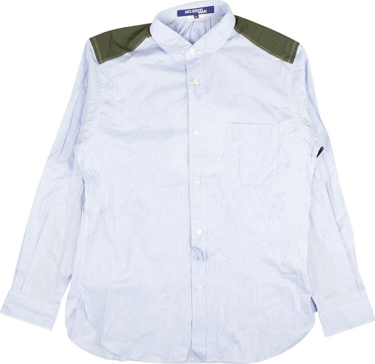 

Рубашка Junya Watanabe MAN Long-Sleeve Shirt 'Blue Pinstripe', синий