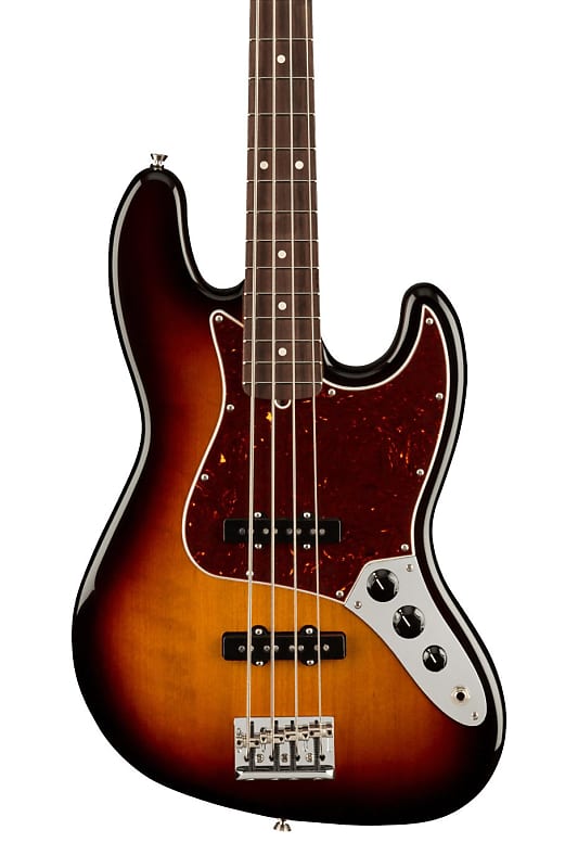 Бас-гитара Fender American Professional II Jazz Bass, накладка на гриф из палисандра, 3 цвета Sunburst - фото