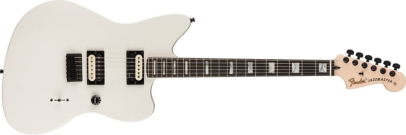 

Fender Jim Root Jazzmaster V4, Ebony Board, электрогитара Flat White с футляром JIMROOTJAZZMASTERV4EBYWHT