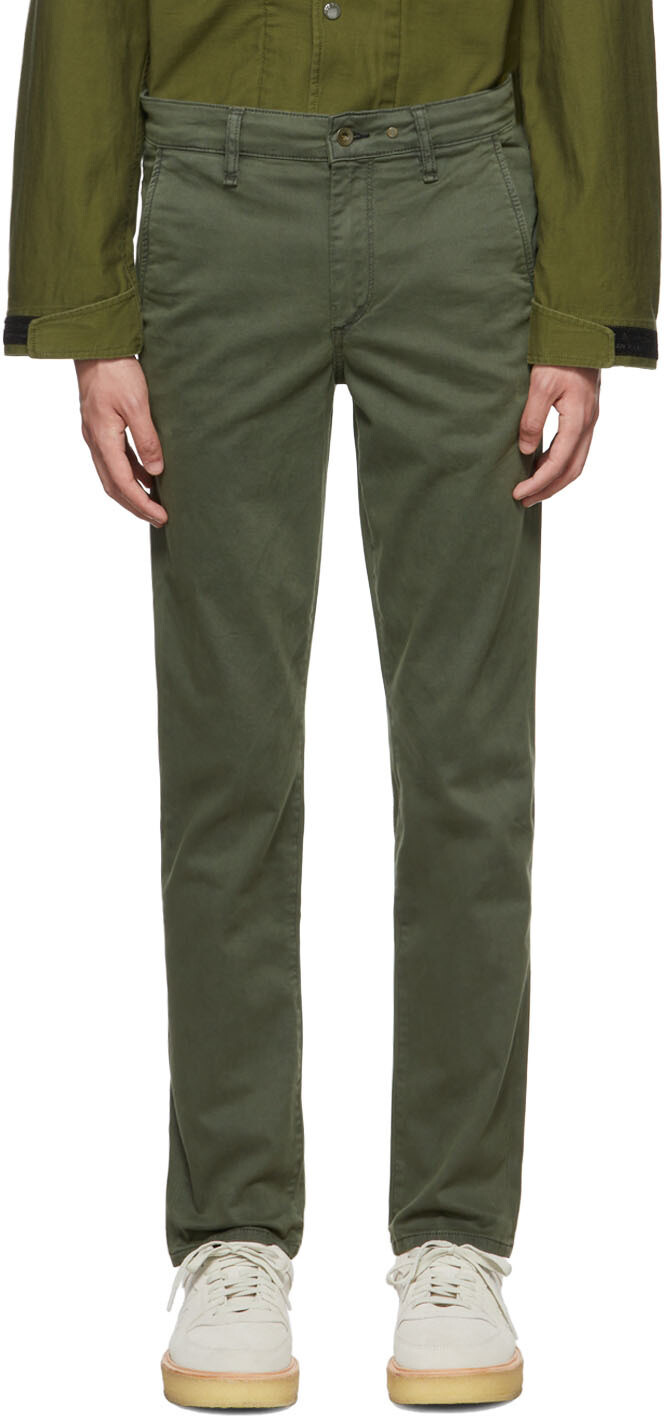 

Зеленые брюки чинос Fit 2 rag & bone
