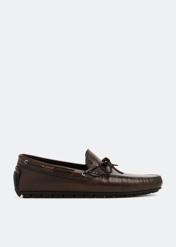 

Лоферы MENGLORIA Prominence moccasin loafers, коричневый