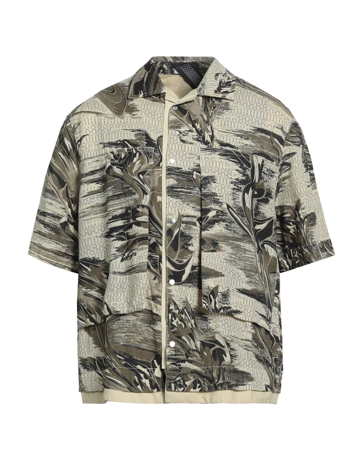 

Рубашка с коротким рукавом Stone Island, хаки