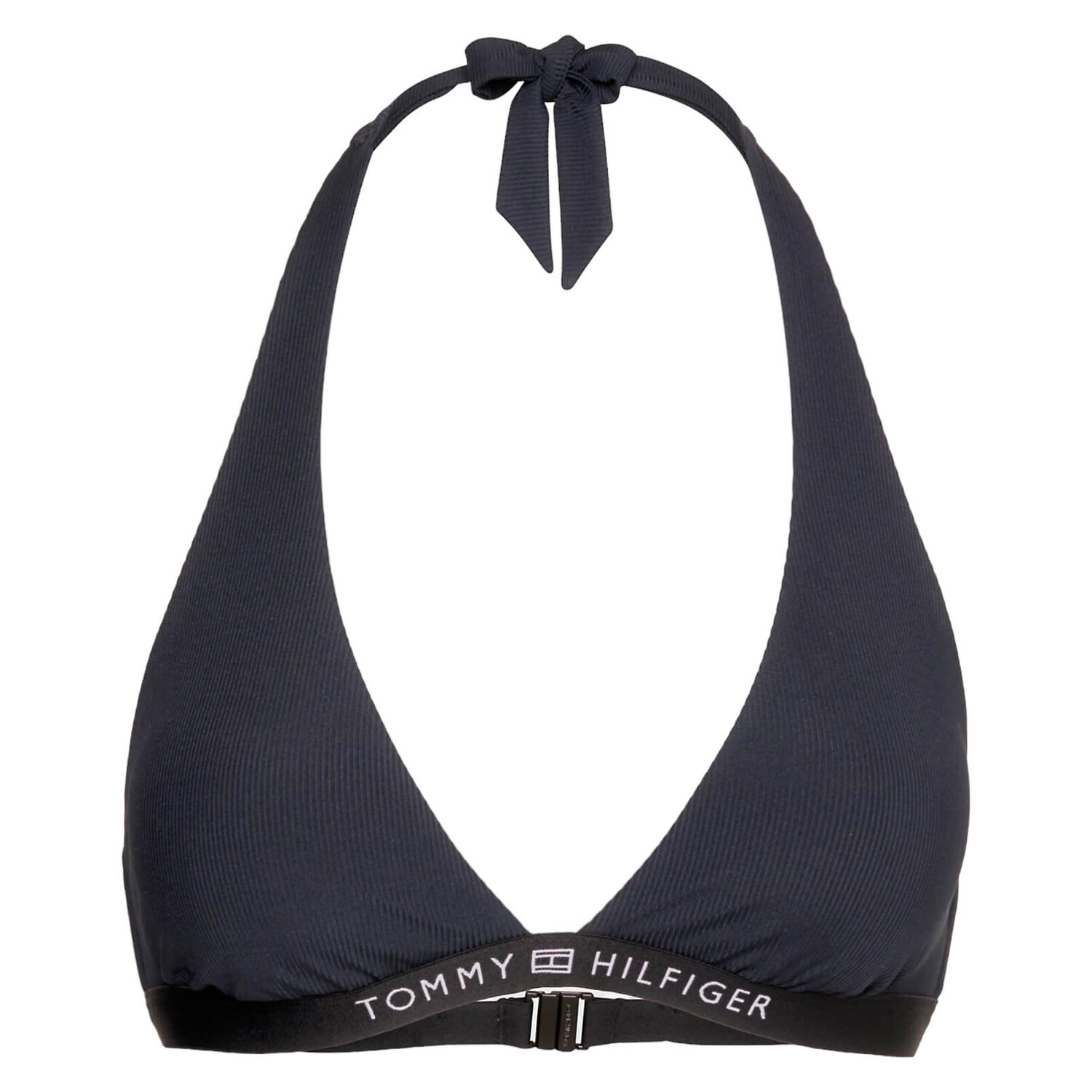 

Лиф Tommy Hilfiger Logo Triangle Halter, синевато-черный