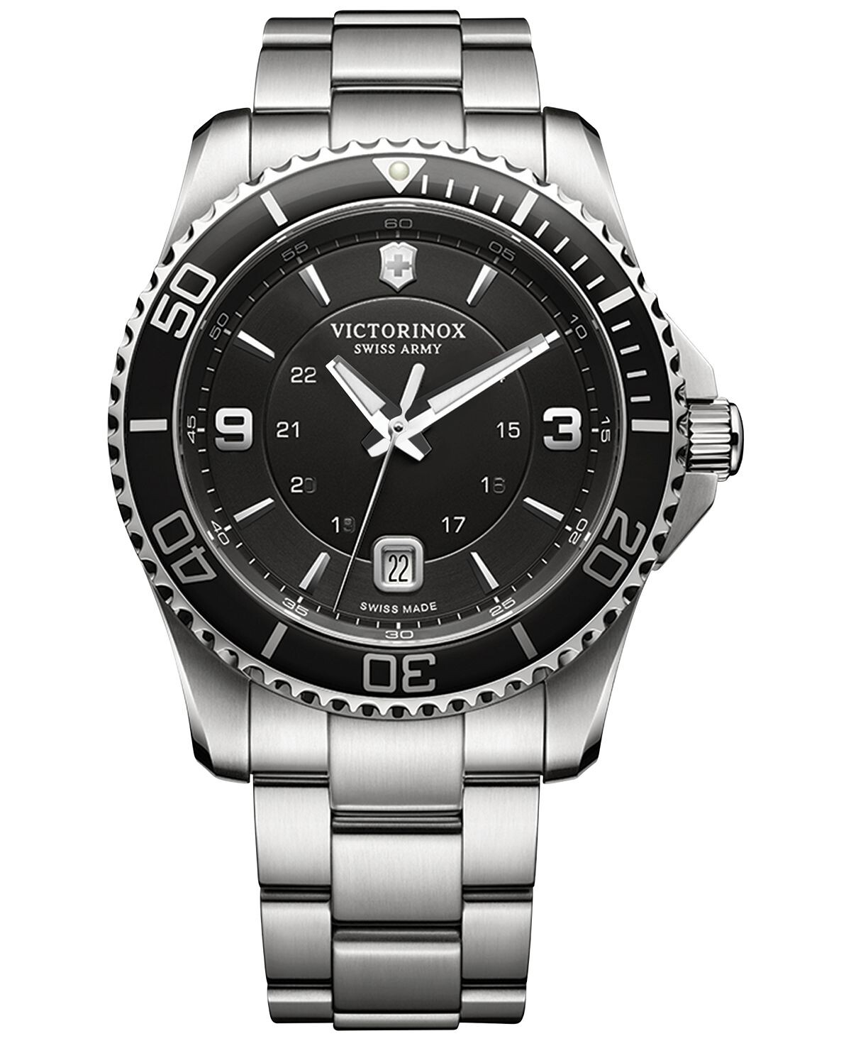 

Мужские часы Swiss Maverick с браслетом из нержавеющей стали, 43 мм 241697 Victorinox