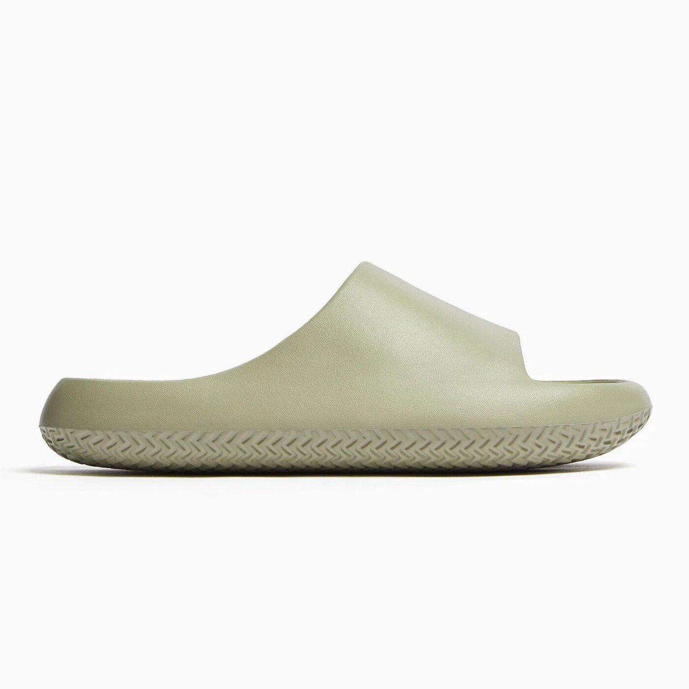 

Шлепанцы Bershka Men’s Textured Flat, зеленый