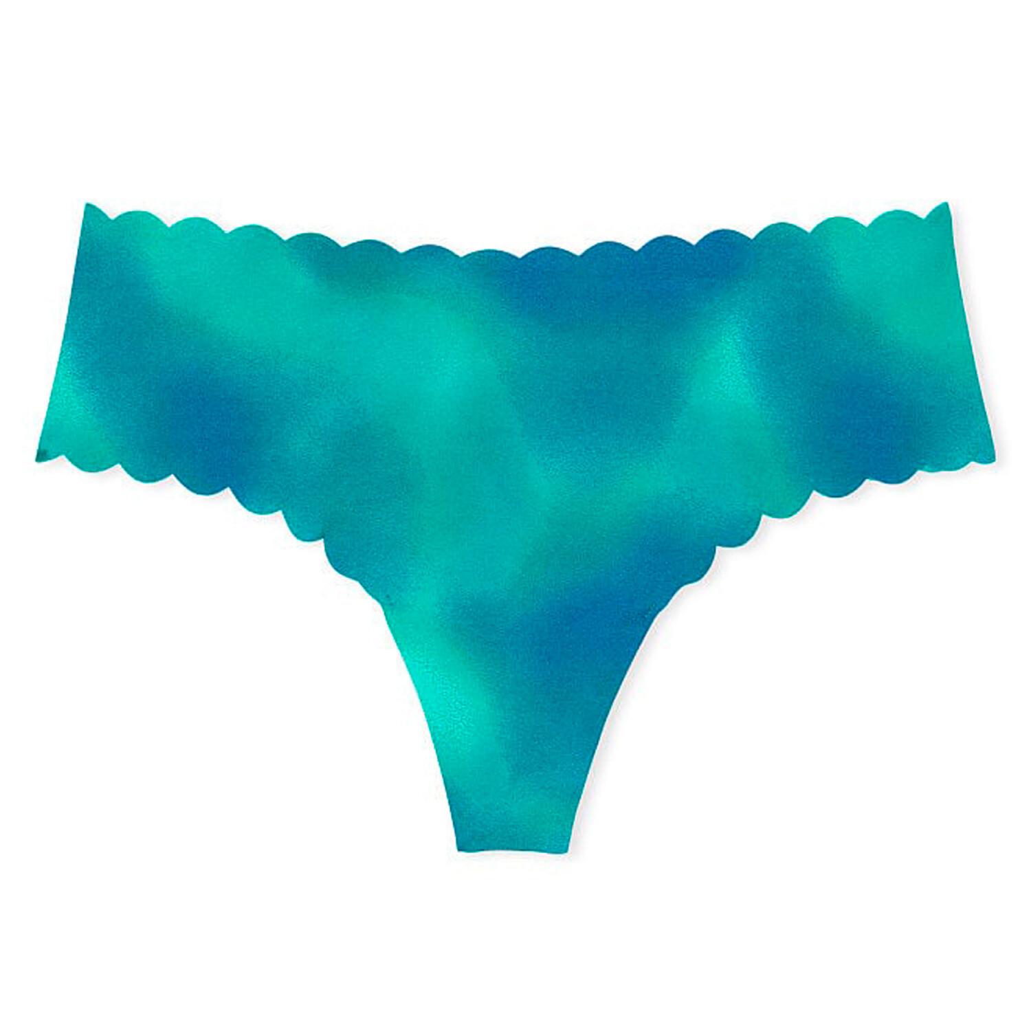 

Трусики-стринги Victoria's Secret Sexy Illusions No-Show Thong, сине-зеленый