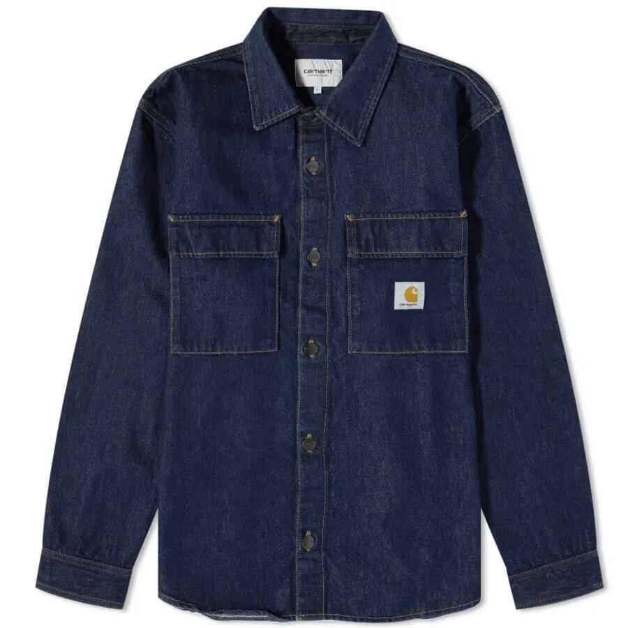 

Джинсовая куртка-рубашка Carhartt Wip Manny, синий