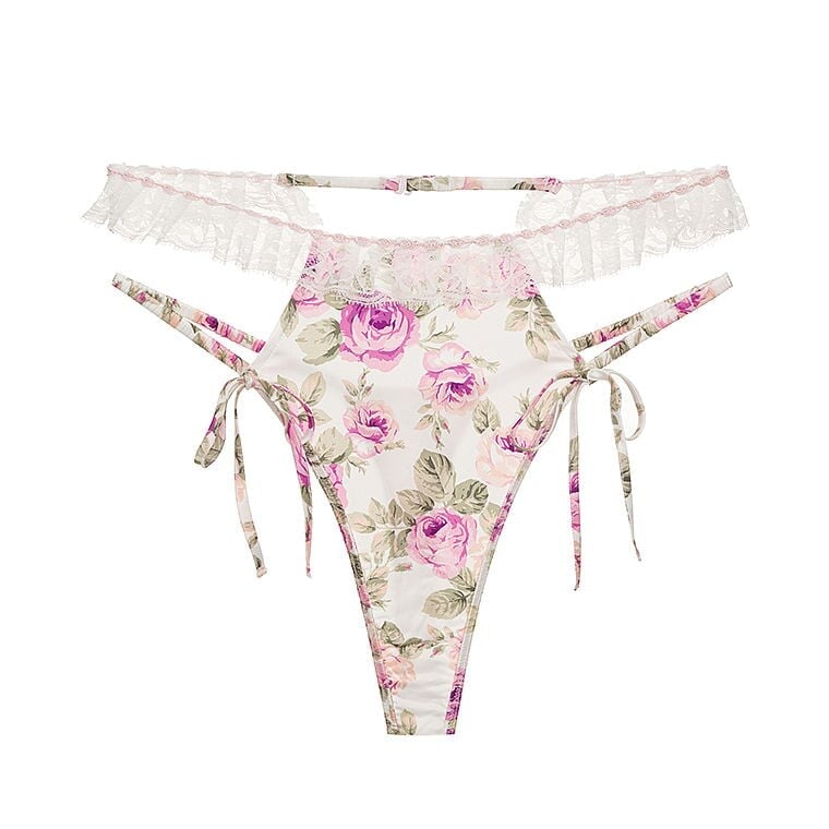 

Трусы For Love & Lemons Mary Rose High-Waist, мультиколор