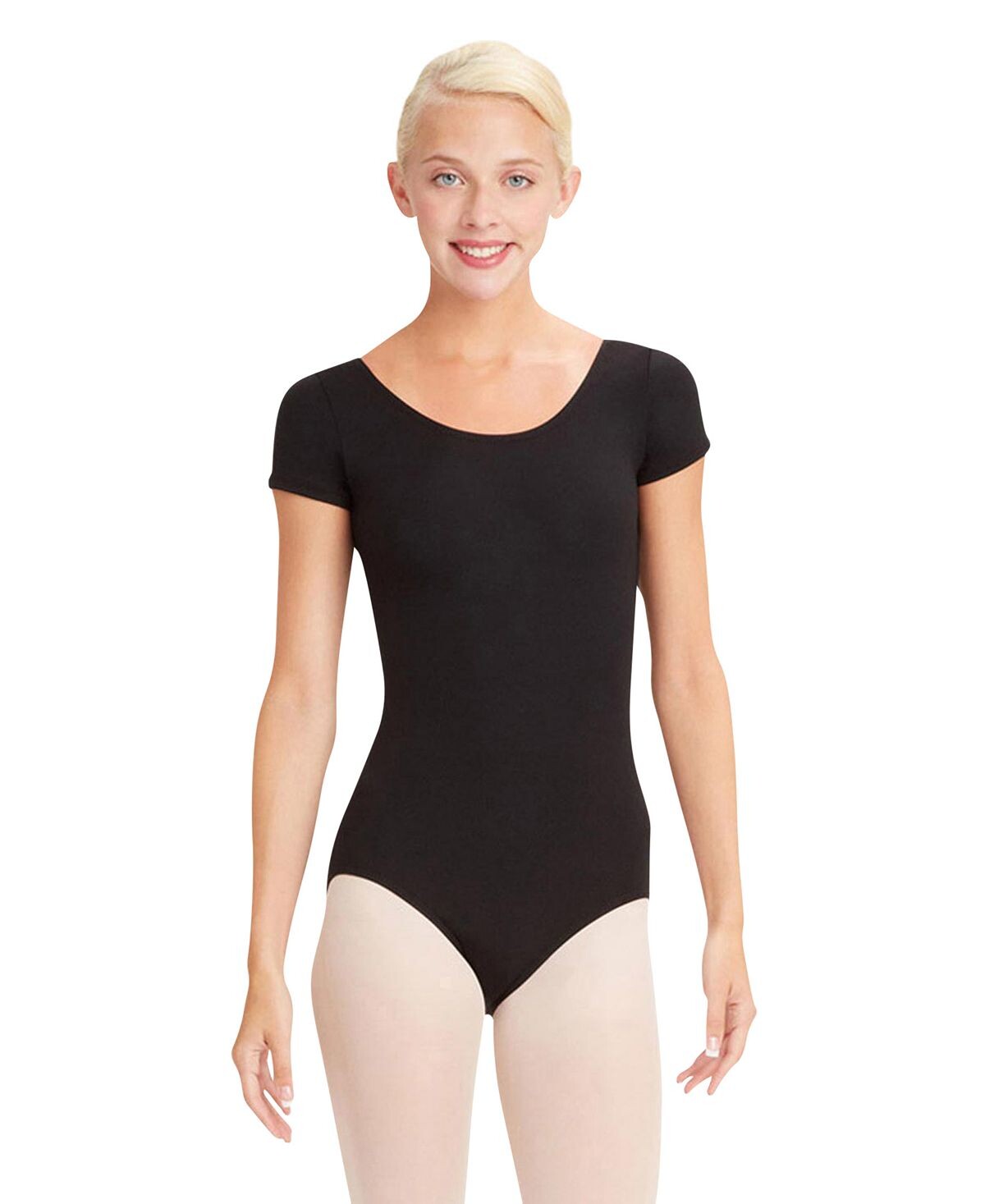 

Купальник с коротким рукавом Capezio, черный