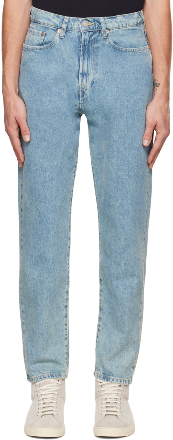 

Синие зауженные джинсы Authentic из твила PS by Paul Smith