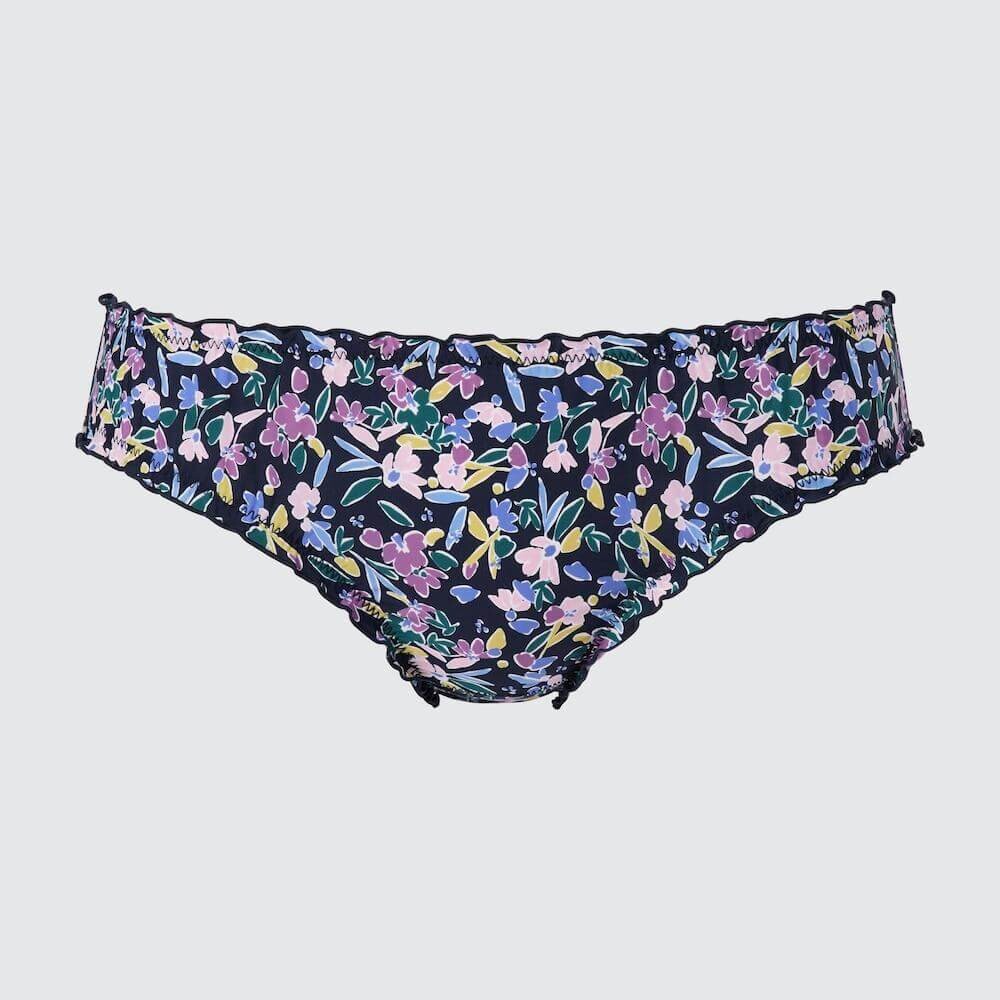 

Трусы с цветочным принтом Uniqlo Ordinary Waist Triangle, темно-синий/мультиколор