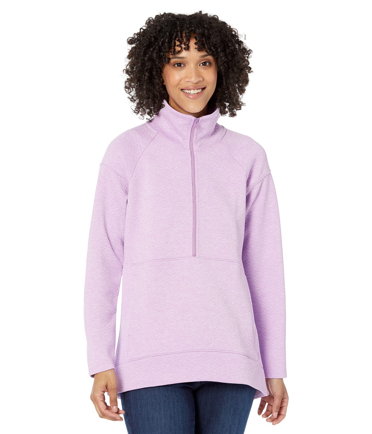 

Пуловер L.L.Bean, FlexForward Quilted 1/2 Zip Pullover, Серый