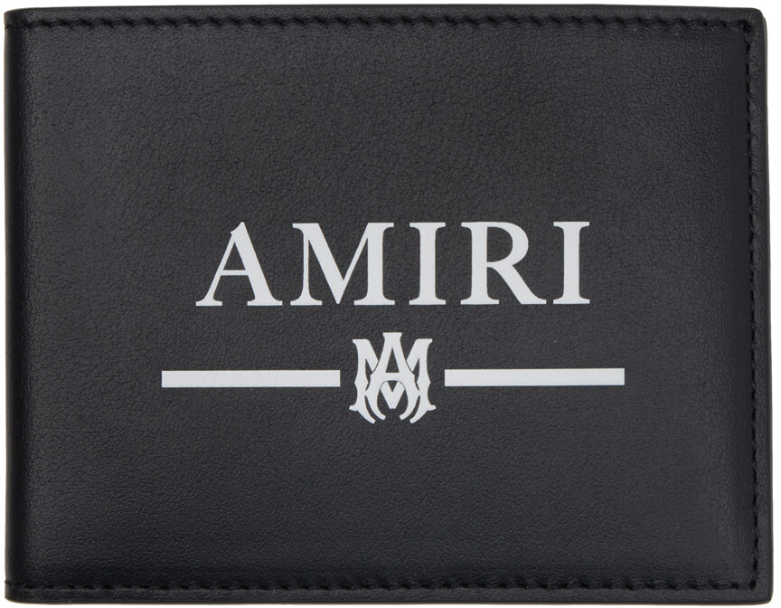 

Черный кошелек с принтом AMIRI