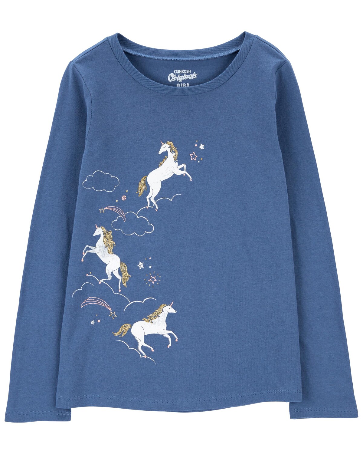 

Футболка Kid Unicorn из джерси Carter's, темно-синий