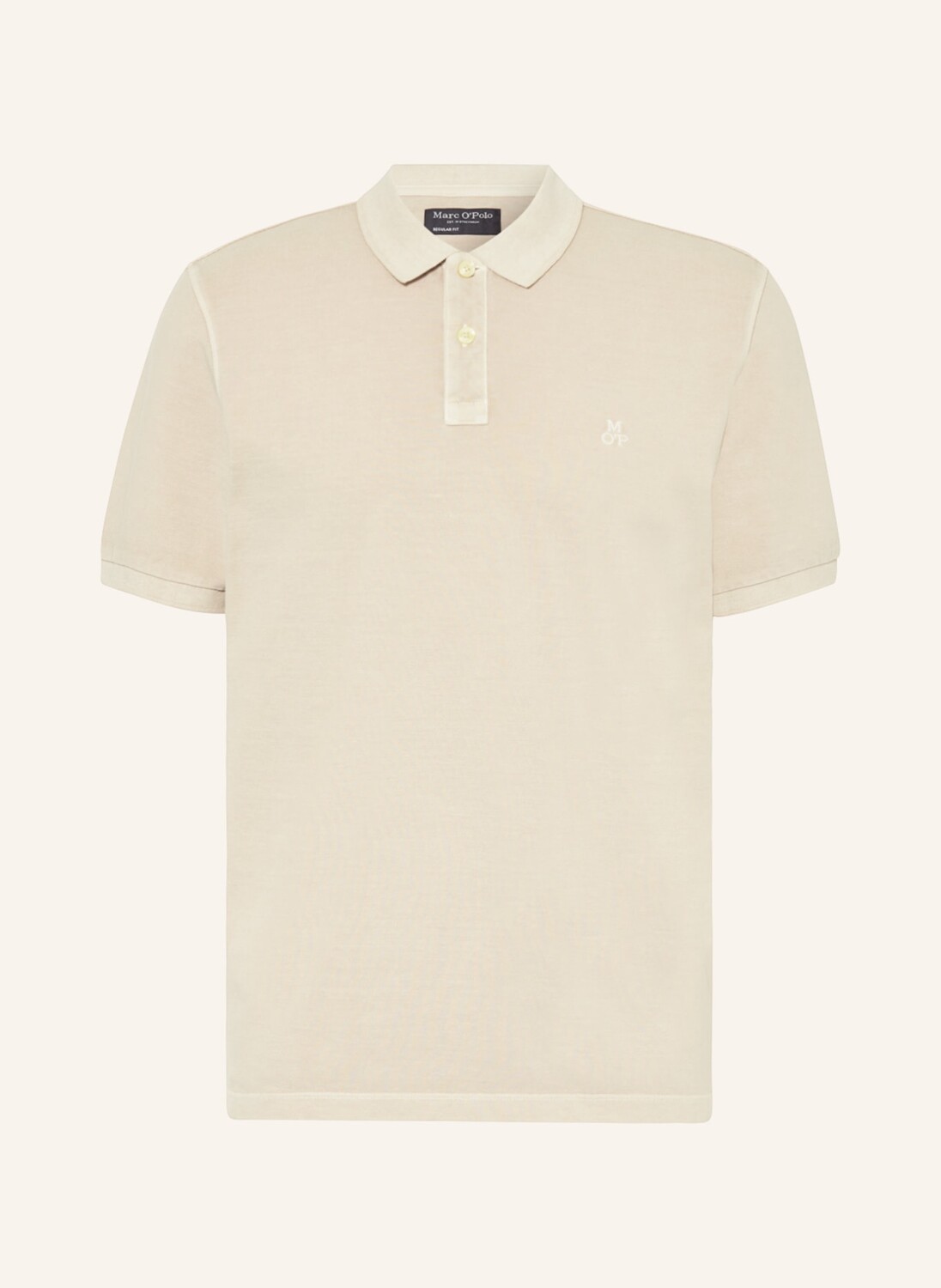 

Рубашка поло Marc O'Polo Piqué Regular Fit, бежевый