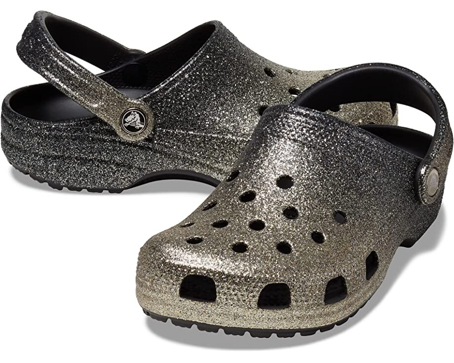 

Сабо Classic Clog - Glitter Crocs, черный