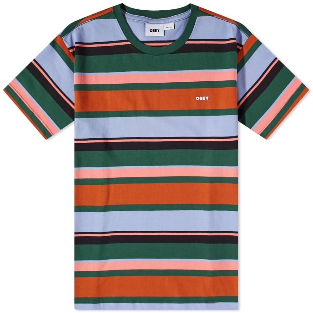 

Футболка Obey Stroming Stripe Tee, Серый