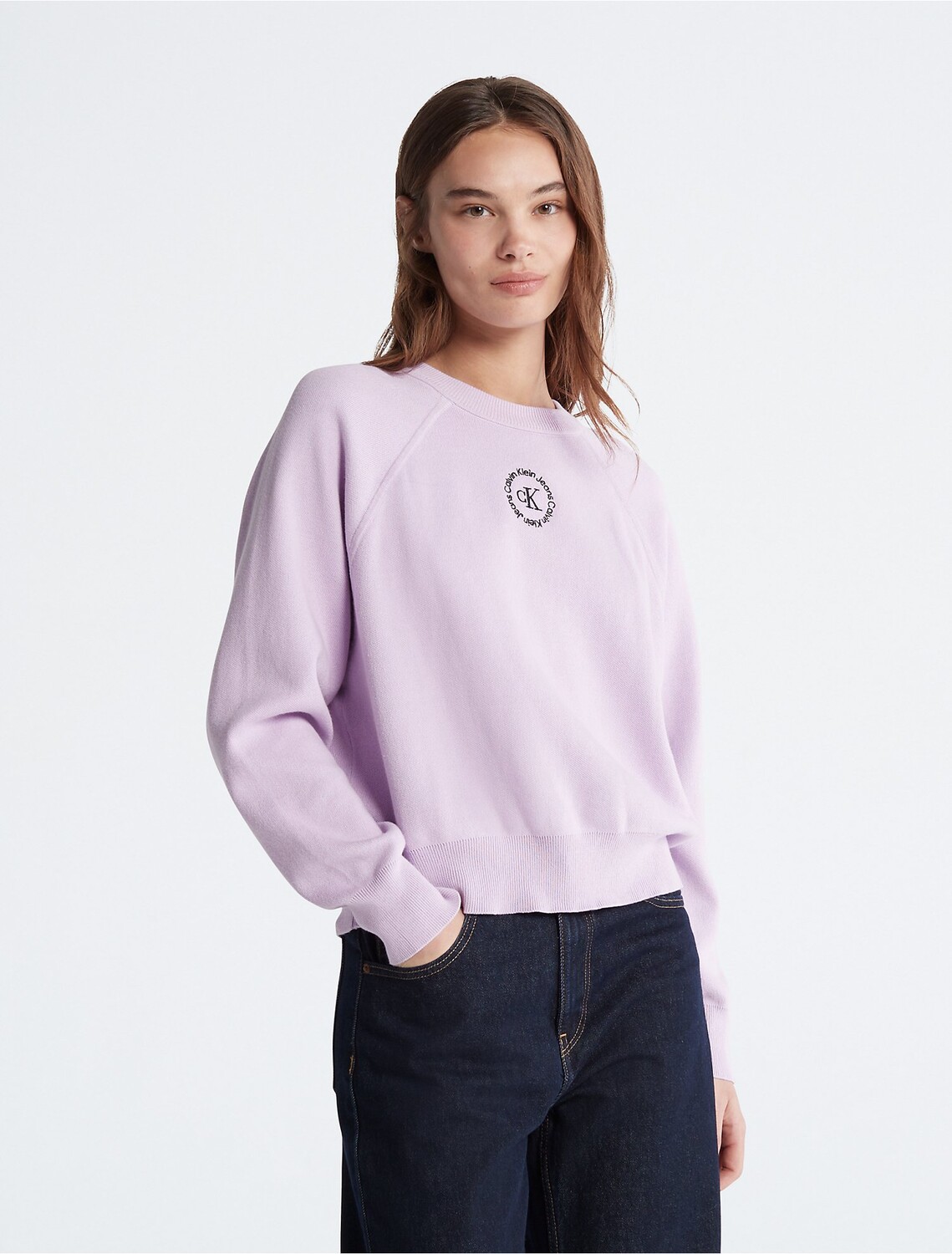 

Джемпер Calvin Klein, светло-сиреневый, Фиолетовый