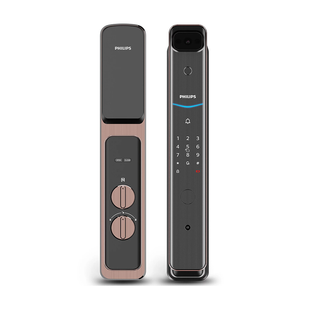 

Электронный замок Philips 708-V, биометрический, черный/бронзовый