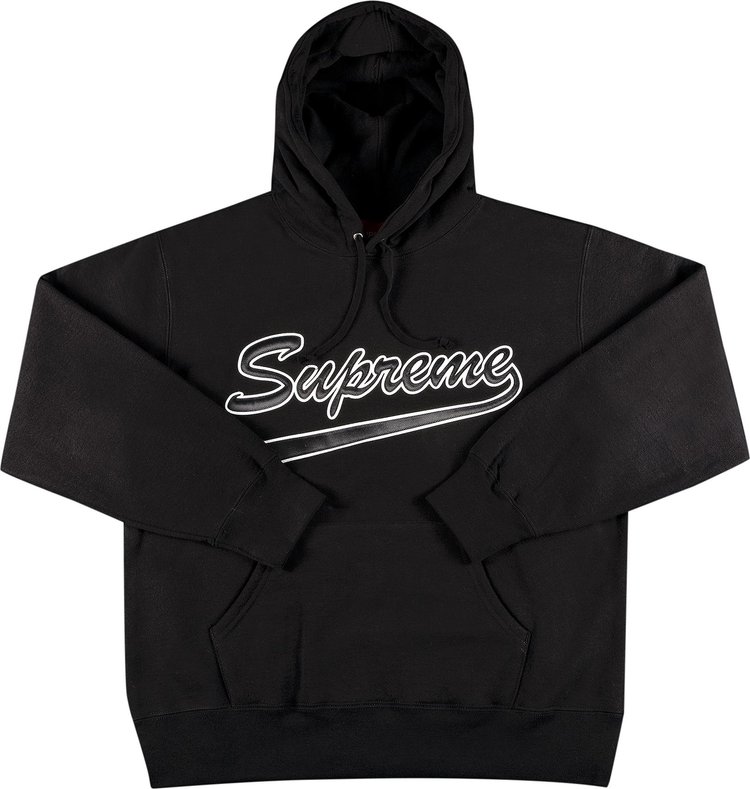 Толстовка Supreme Tail Hooded Sweatshirt 'Black', черный толстовка supreme hockey hooded sweatshirt black черный