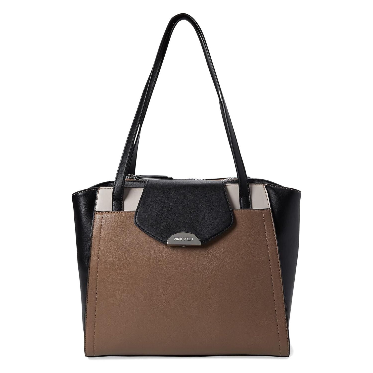 

Сумка Nine West Michel Carryall, черный/светло-коричневый