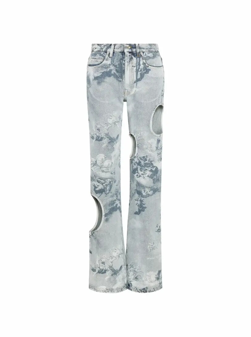 

Прямые джинсы с принтом Off-White