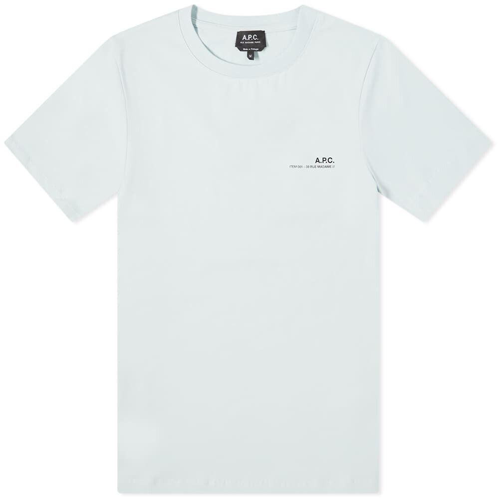 

Футболка A.P.C. APC Logo Tee, Серый