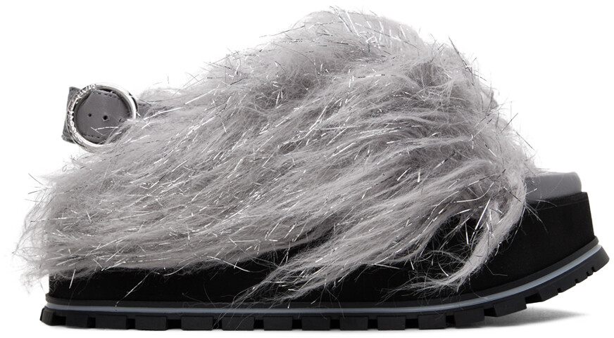 

Серые сандалии The Creature Platform Marc Jacobs