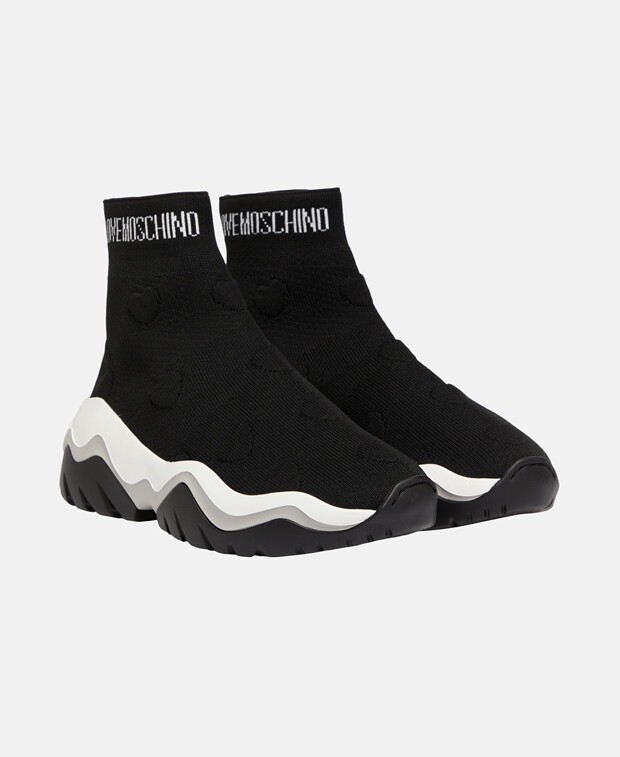 

Слипоны Love Moschino, черный