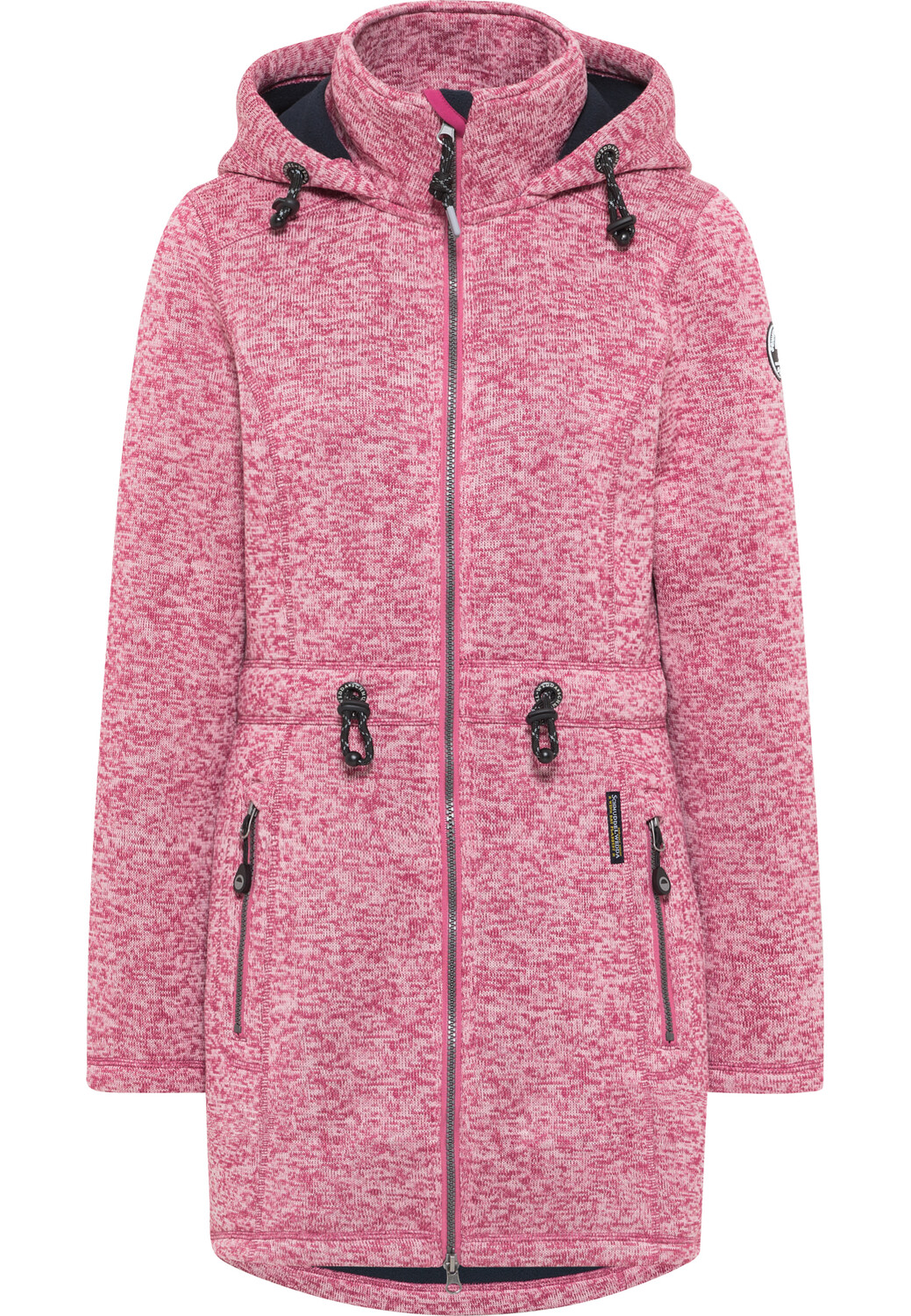 

Куртка Schmuddelwedda Strickfleecemantel, цвет Himbeerpink Melange