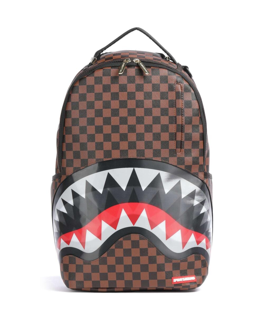 

Двояковыпуклый рюкзак sharks in paris 13″ пластик Sprayground, коричневый
