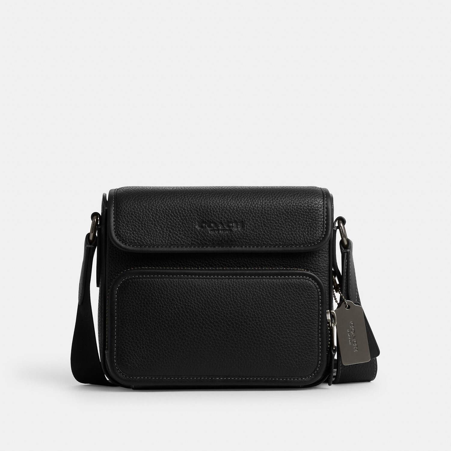

Через плечо с клапаном Coach Outlet Sullivan, цвет Gunmetal/Black