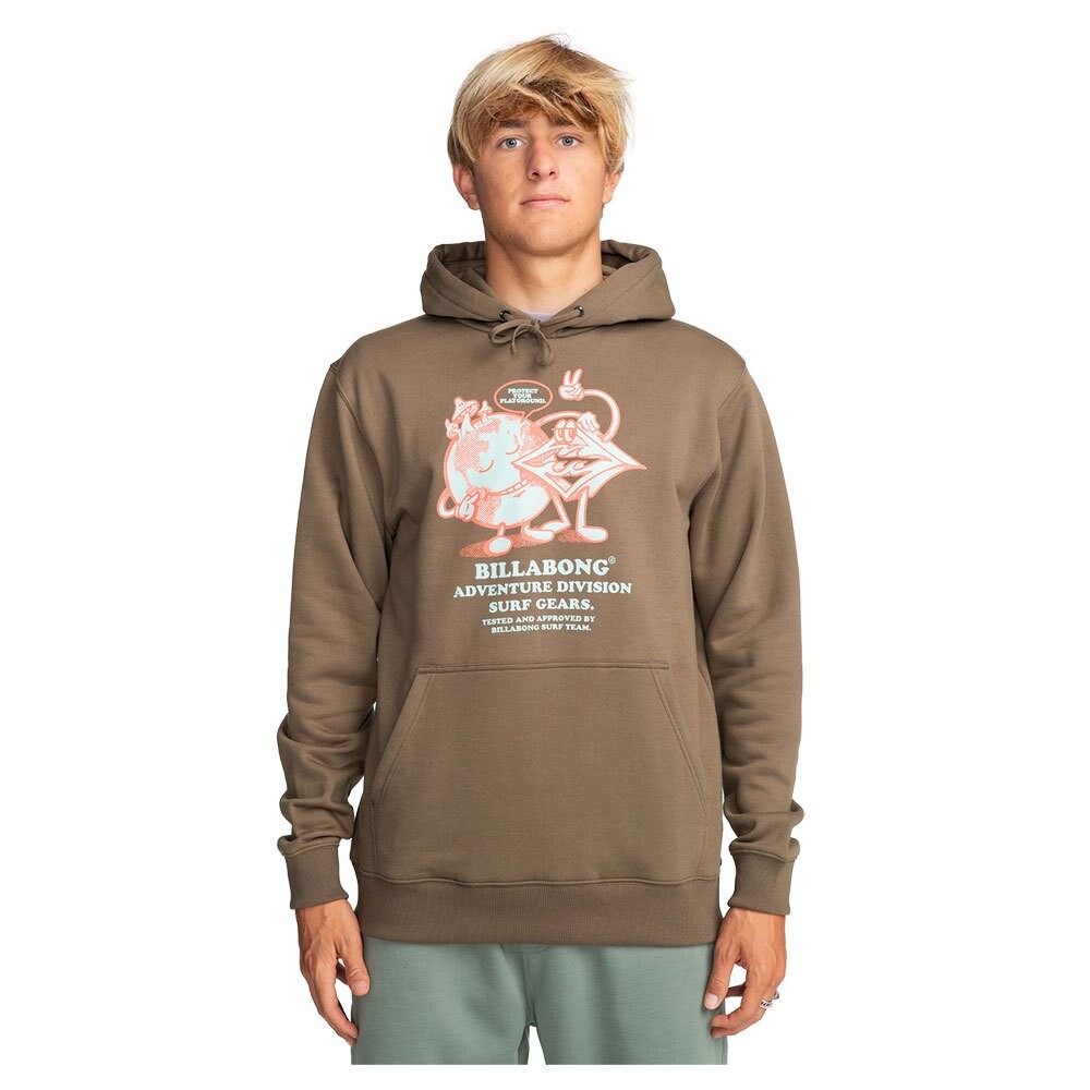

Худи Billabong Take Care, коричневый