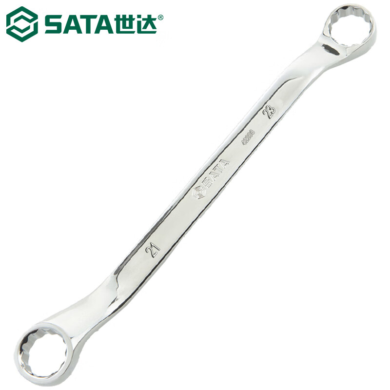 SATA 42208 Ключ Torx ключ двойной Torx двойного назначения, полностью полированный 21x23MM