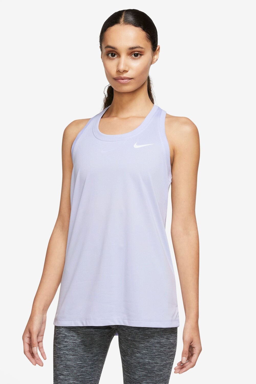 

Футболка без рукавов Dri-Fit боксерского кроя Nike, сиреневый
