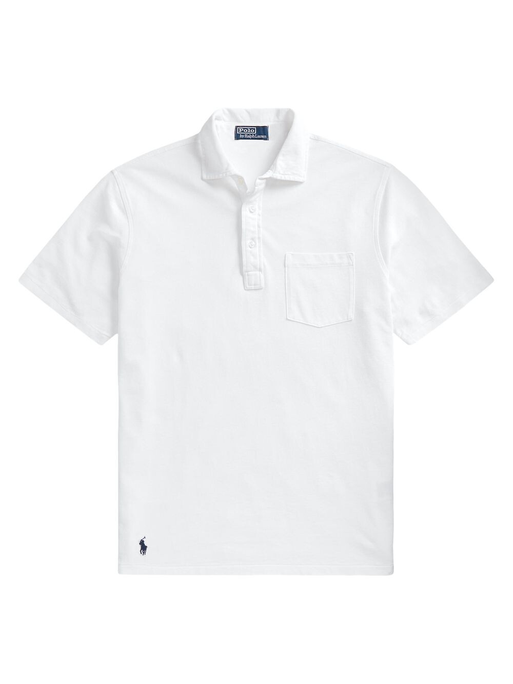 

Хлопковая рубашка поло Polo Ralph Lauren, белый