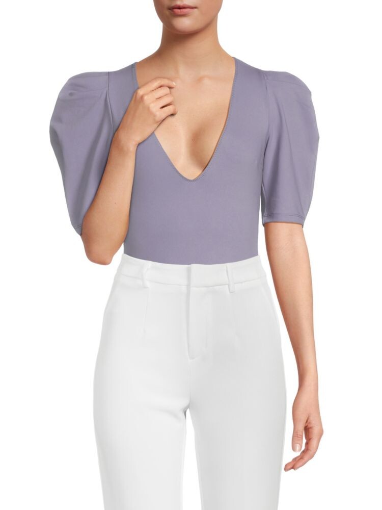 

Боди VA Va Voop с объемными рукавами Free People, цвет Silver Blue