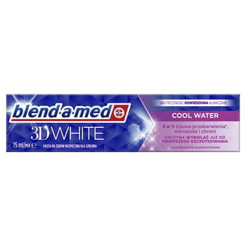 

Зубная паста 3D White Cool Water, 75 мл Blend-A-Med