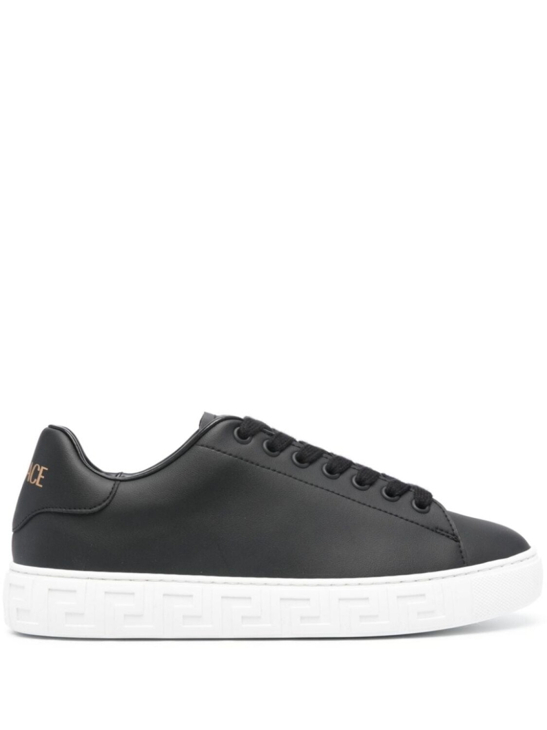 

Versace кроссовки с тиснением Greca, черный