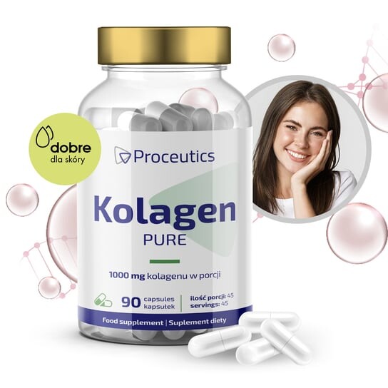 

Collagen Pure, Крепкие кости и суставы, 90 капсул. Proceutics