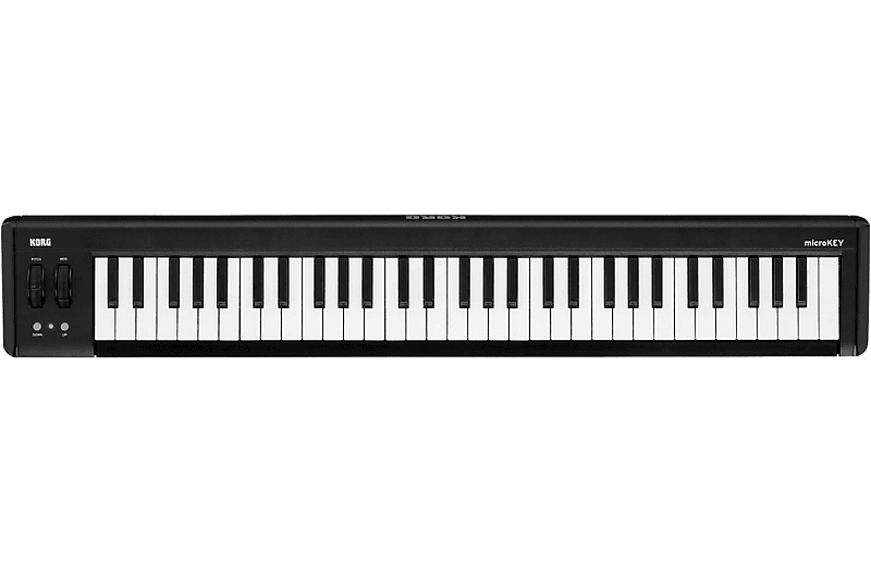 Korg microKEY2 61-клавишная компактная MIDI-клавиатура с возможностью подключения к iOS microKEY2 61-Key USB MIDI Controller with iOS Connectivity midi клавиатура korg microkey2 25