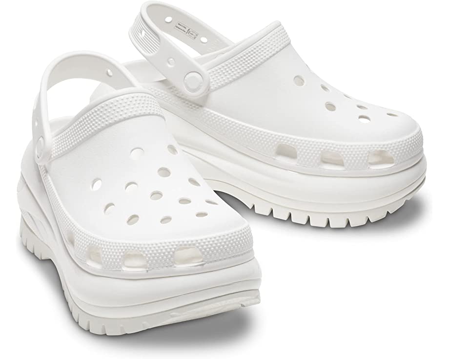 Сабо Mega Crush Clog Crocs, белый - фото