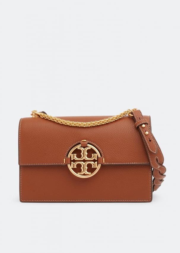 

Сумка TORY BURCH Miller shoulder bag, коричневый