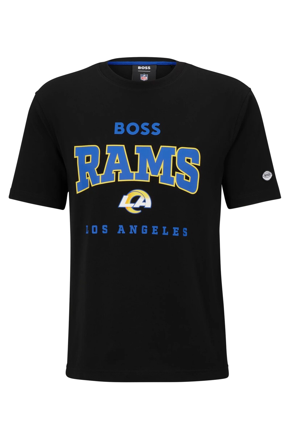 

Футболка Boss X Nfl Stretch-cotton With Collaborative Branding Rams, черный