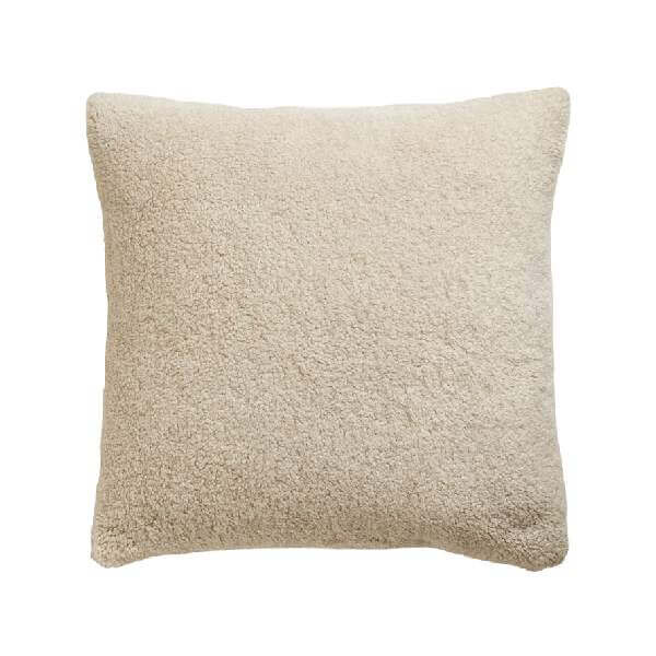 

Чехол для декоративной подушки Zara Home Reversible With Faux Shearling, светло-бежевый