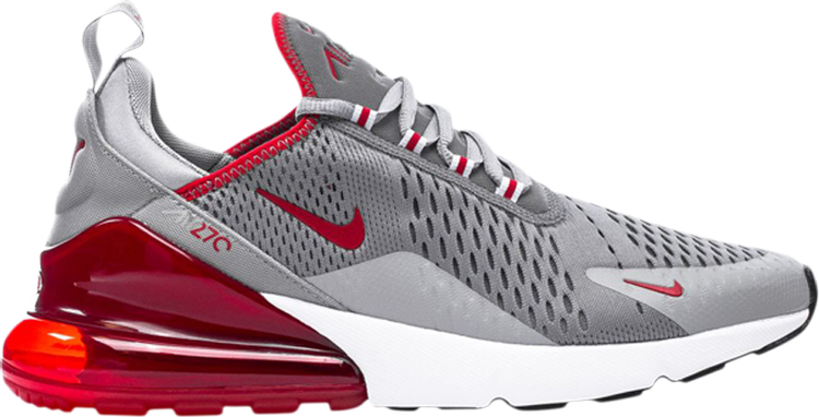 Grey and red on sale air max 270